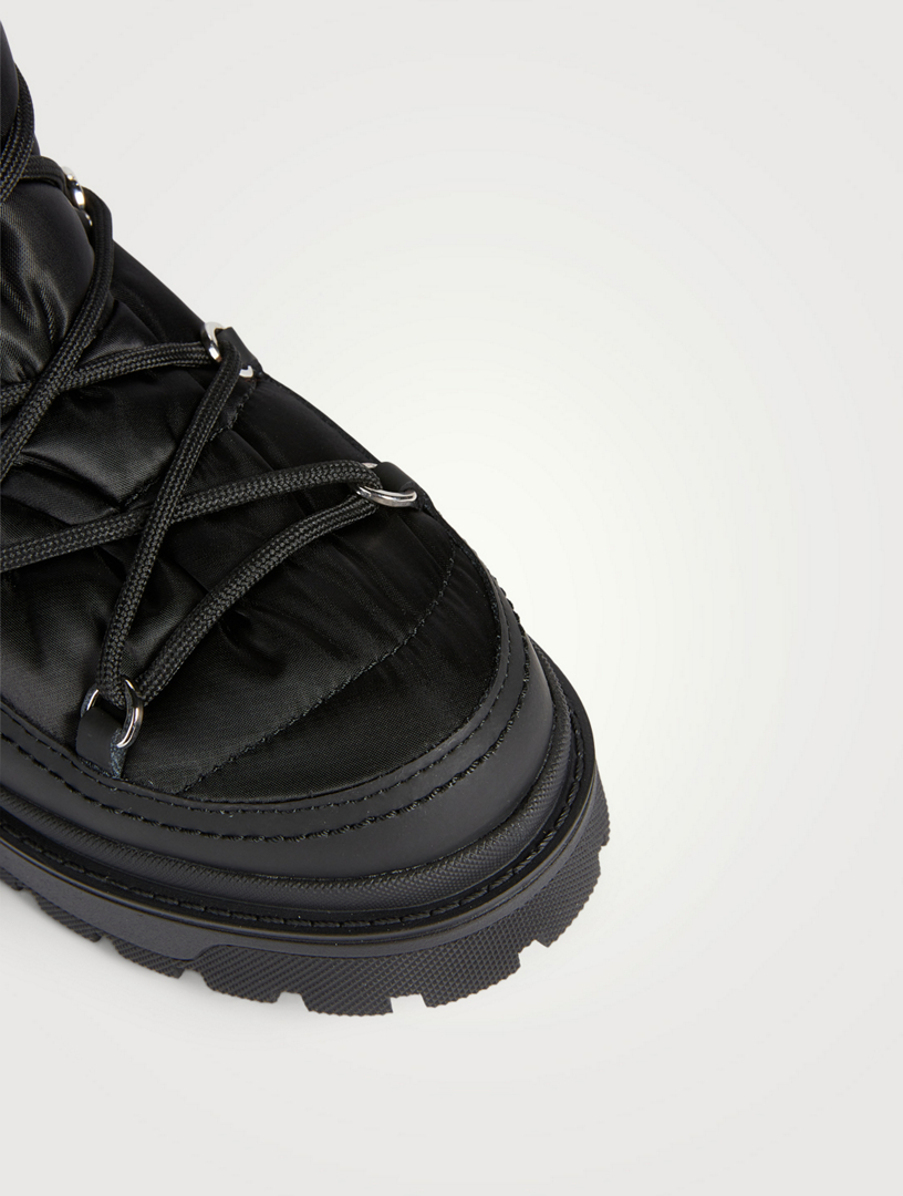 Trekkgirl Puffer Lace-Up Ankle Boots