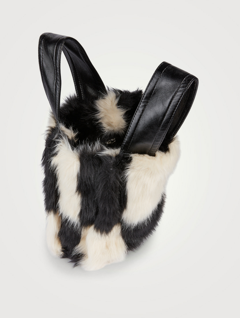 Lucille Faux Fur Tote Bag