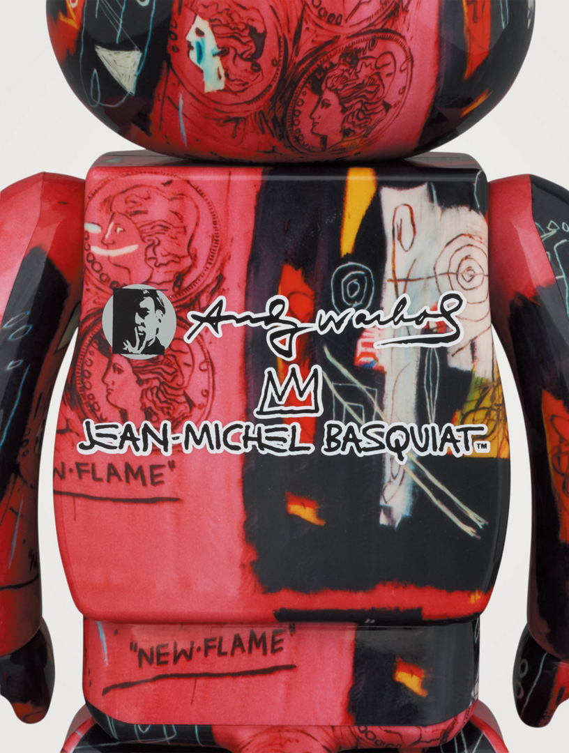 BEARBRICK Andy Warhol x Jean-Michel Basquiat #1 100% & 400% Be