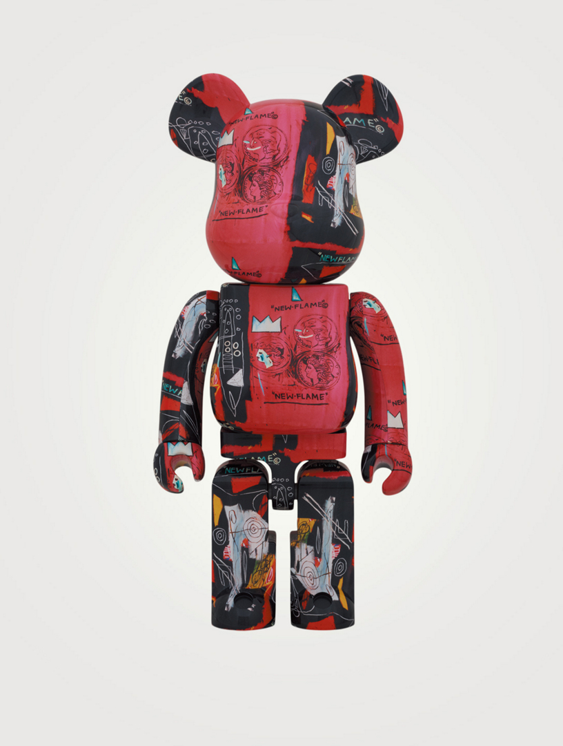 BEARBRICK Andy Warhol x Jean-Michel Basquiat #1 1000% Be@rbrick