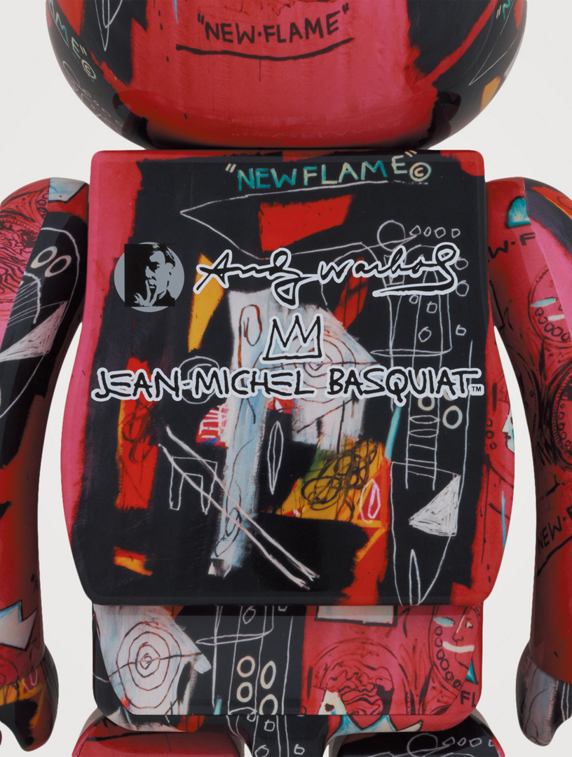 BEARBRICK Andy Warhol x Jean-Michel Basquiat #1 1000% Be@rbrick