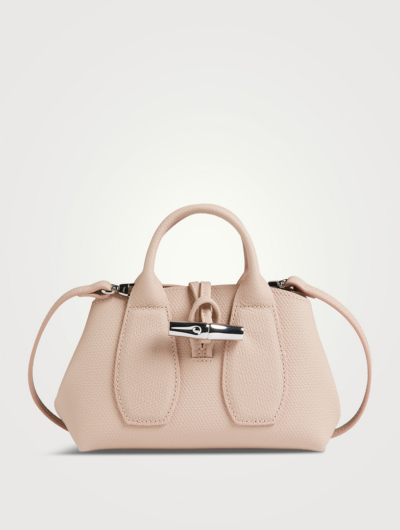 Roseau Végétal XS Top handle bag Khaki - Leather (10057HAD292)