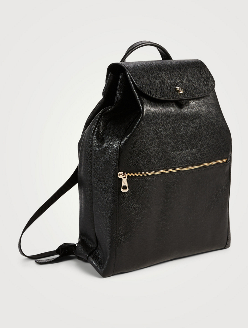 Le Foulonné Leather Backpack