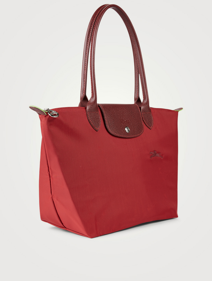 Small Le Pliage Green Recycled Nylon Shoulder Bag