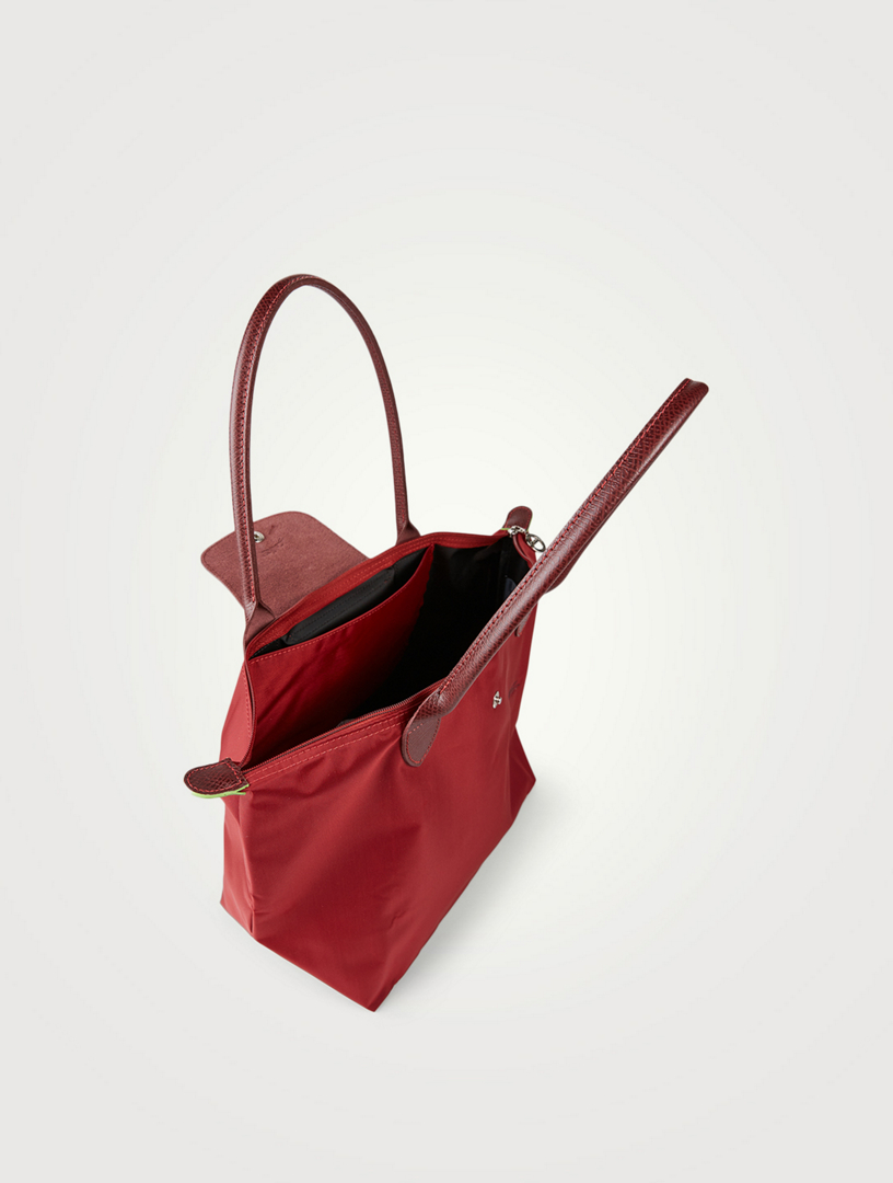 Small Le Pliage Green Recycled Nylon Shoulder Bag