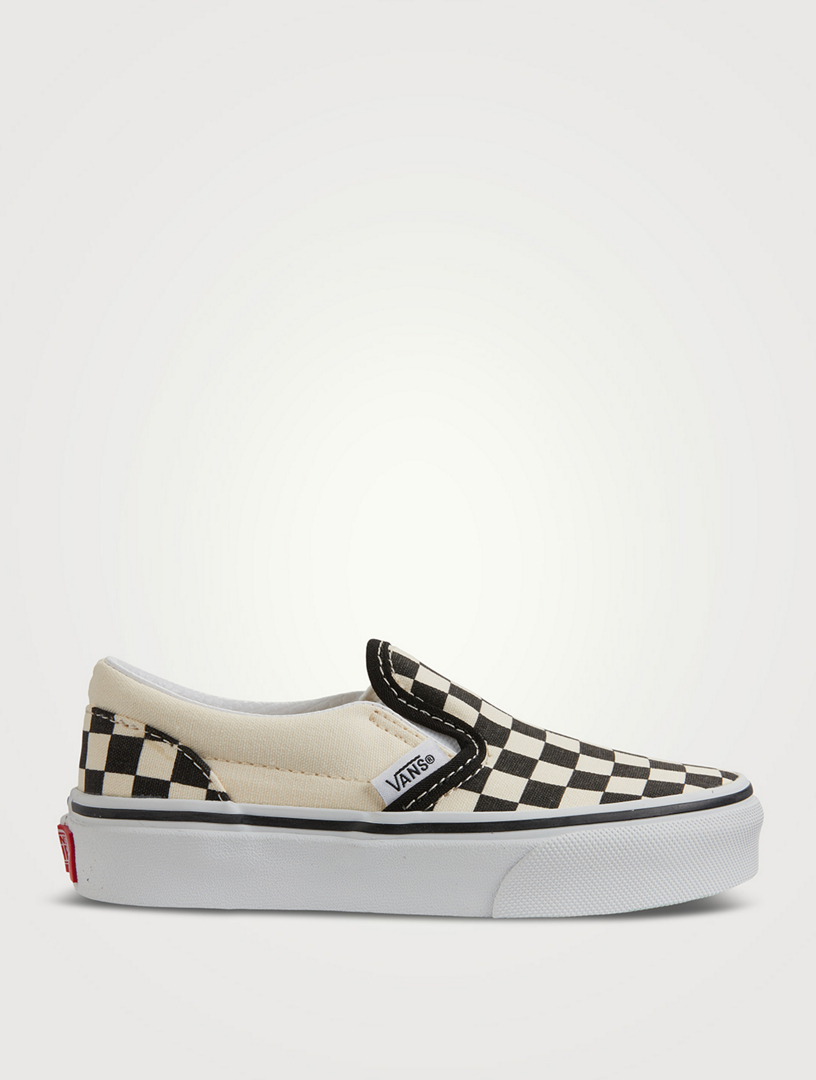 Checkerboard Slip-On Shoes