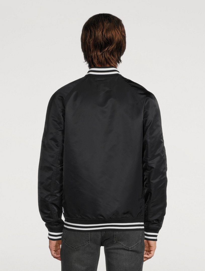 REIGNING CHAMP Satin Crest Logo Stadium Jacket | Holt Renfrew REIGNING CHAMP Satin Crest Logo Stadium Jacket | Holt Renfrew