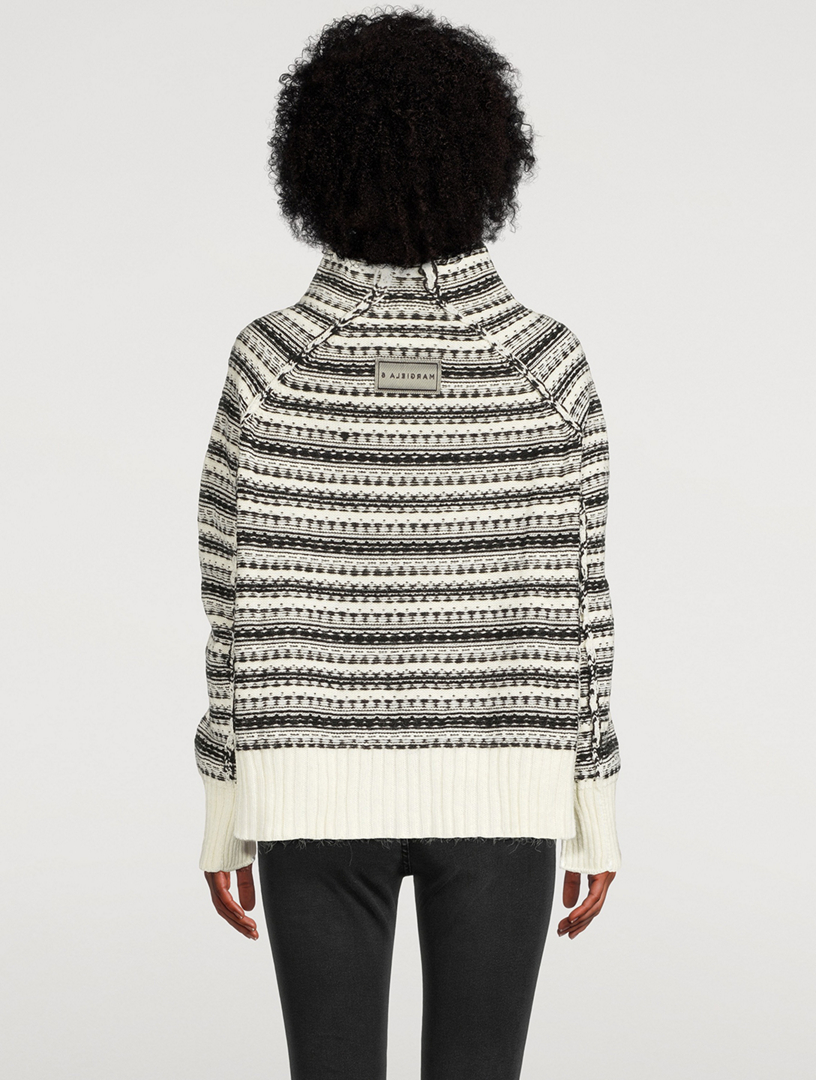 Reversed Jacquard Sweater