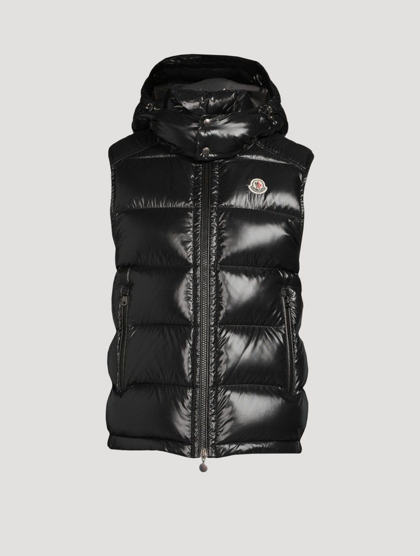 Moncler vest with hoodie new arrivals