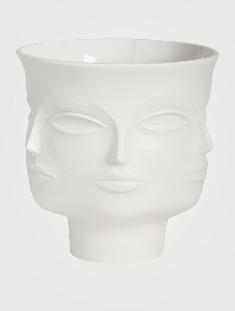 JONATHAN ADLER Giant Dora Maar Porcelain Centerpiece Pedestal Bowl
