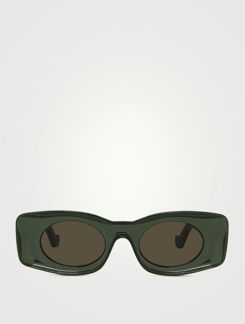 LOEWE Loewe x Paula's Ibiza Rectangular Sunglasses  Green