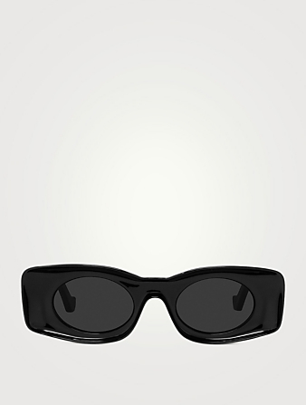 LOEWE Lunettes de soleil Ibiza de Loewe x Paula à forme rectangulaire  Noir
