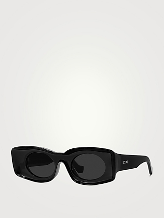 LOEWE Lunettes de soleil Ibiza de Loewe x Paula à forme rectangulaire  Noir