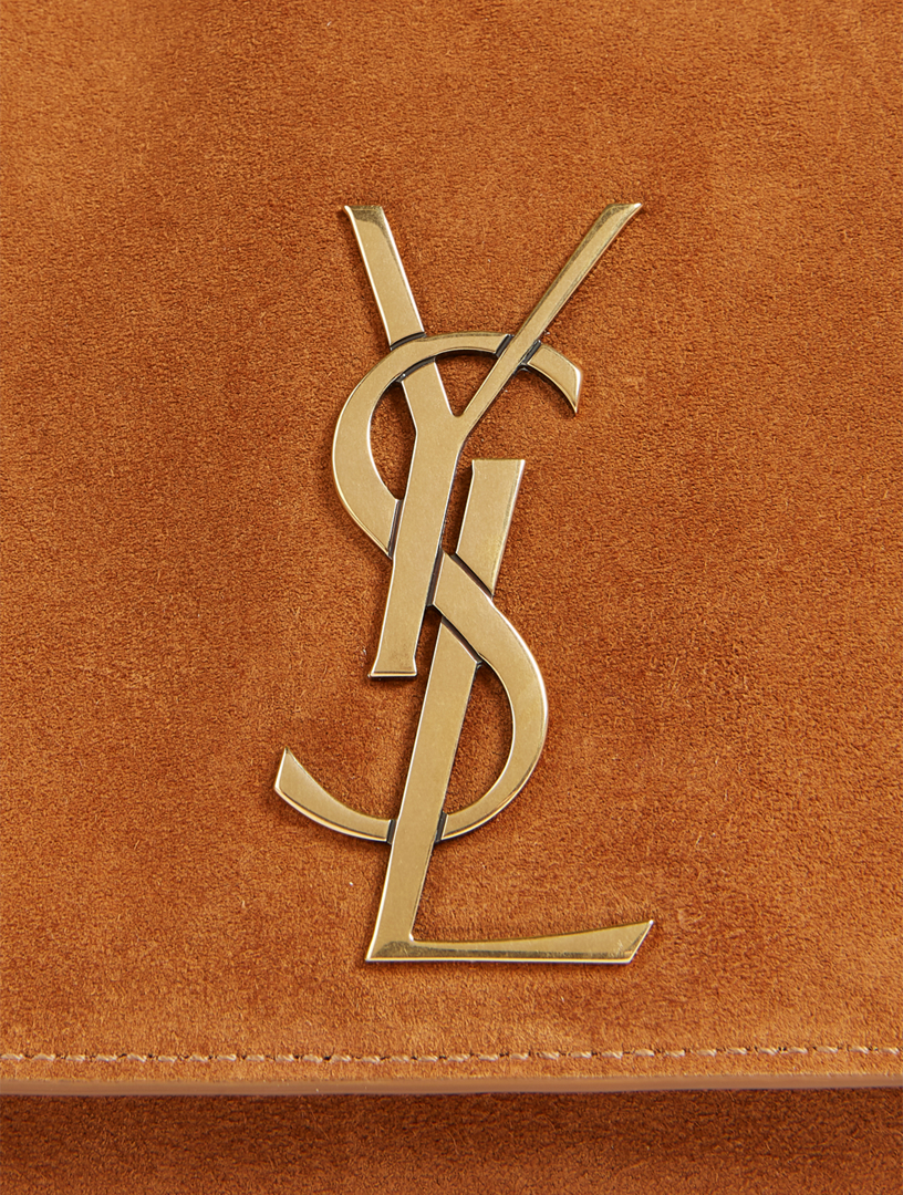 Kate Reversible YSL Monogram Leather And Suede Bag