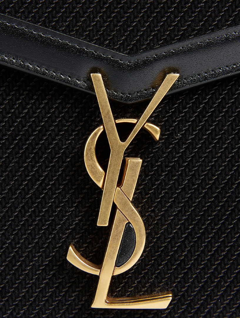 Cassandra monogram clasp discount bag in velvet