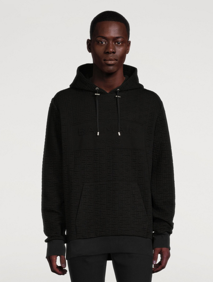 Cotton Monogram Hoodie