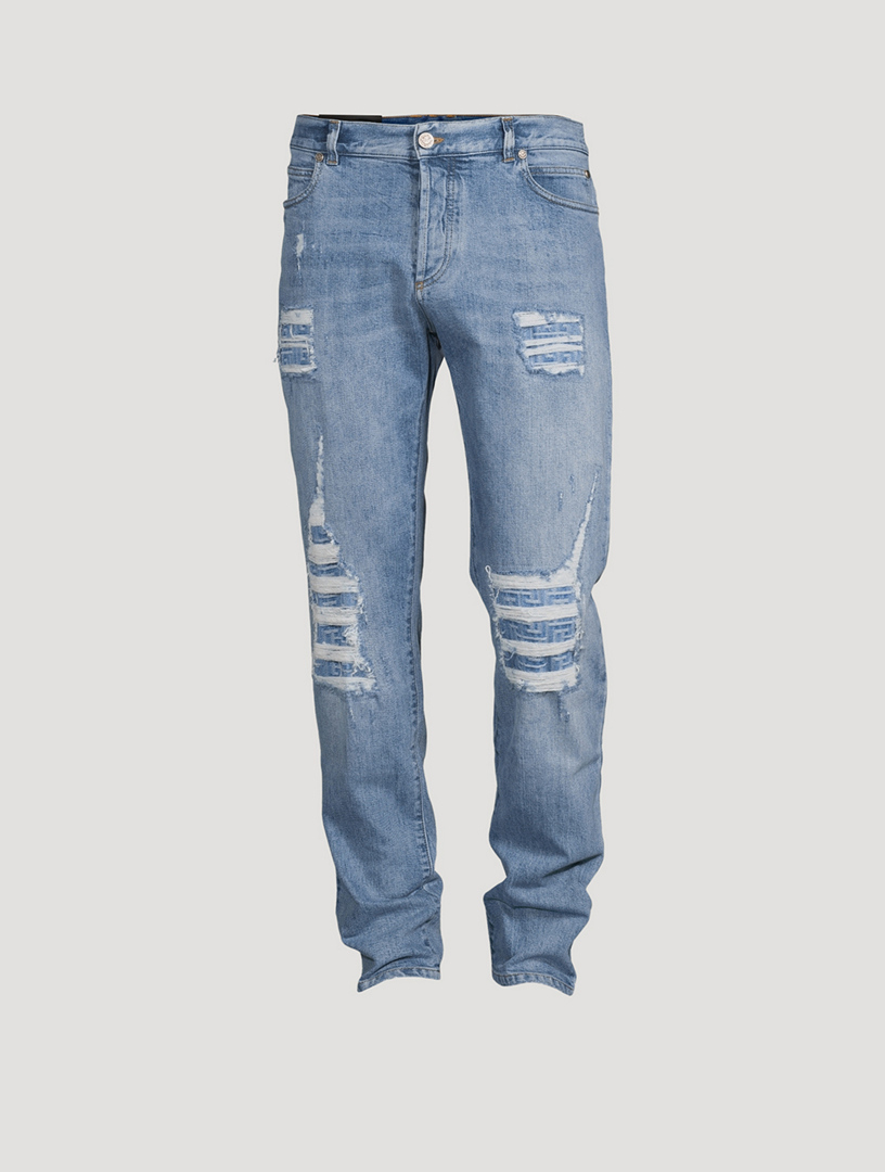 Balmain ripped store jeans for men