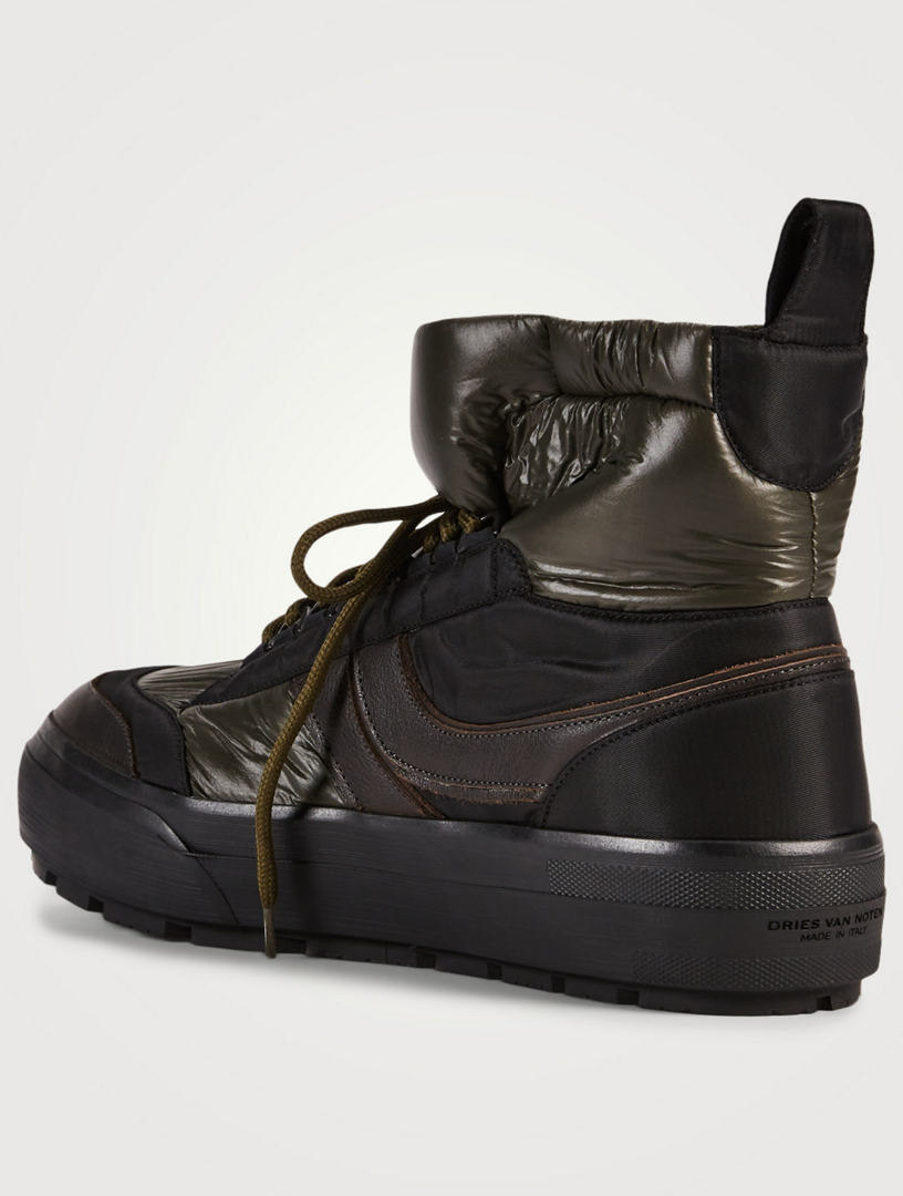Padded High-Top Sneakers