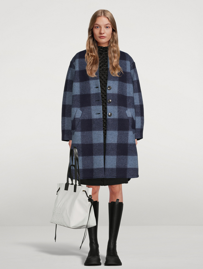 Isabel marant cheap check coat