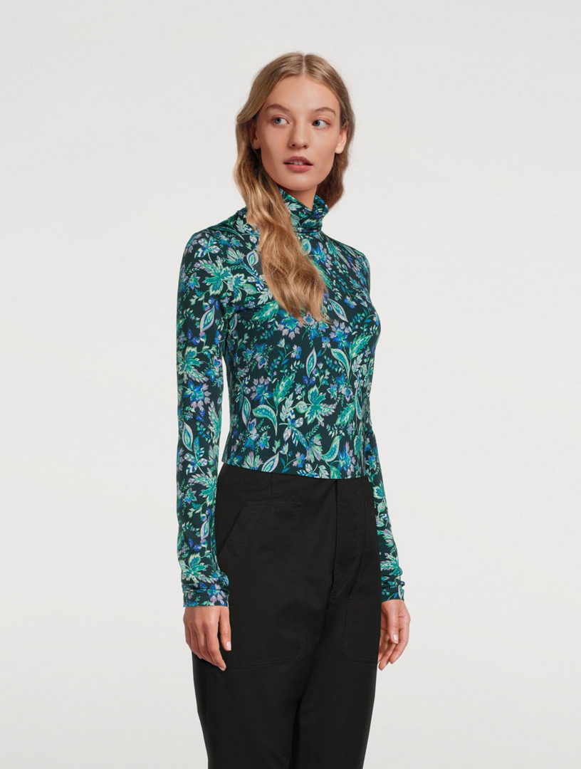 Jewel Turtleneck Top