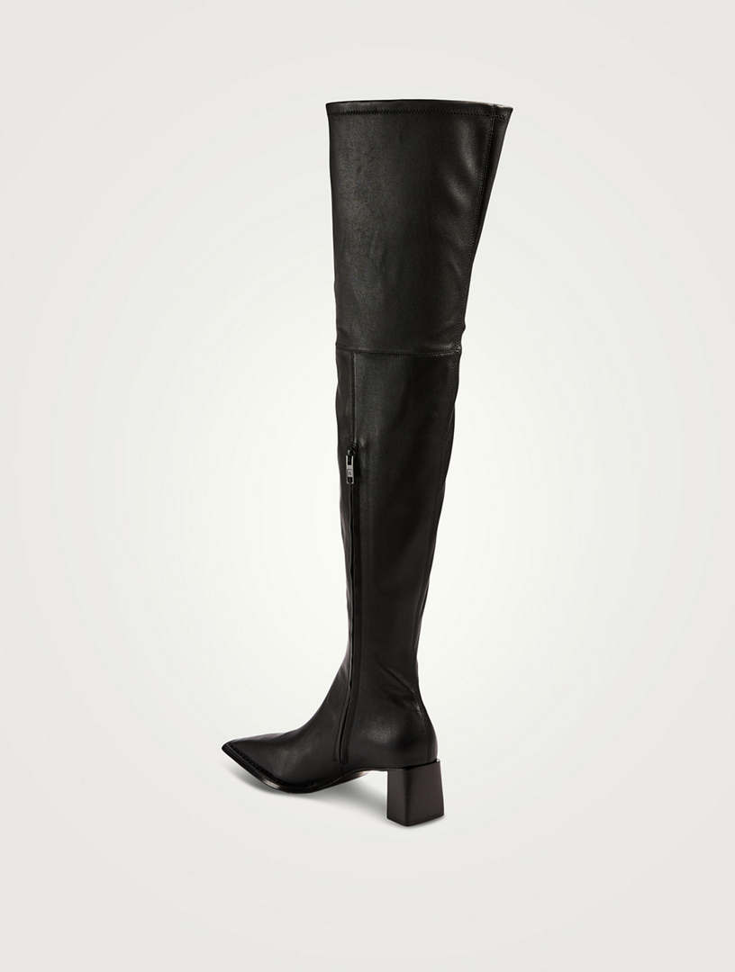 Alexander Wang Black Stretch Leather Leggings - Luxed