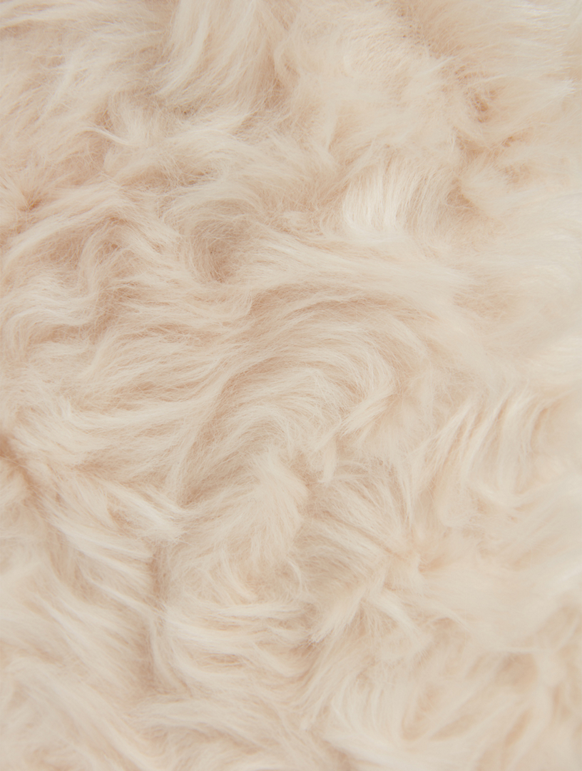 4G Faux Fur Bucket Bag