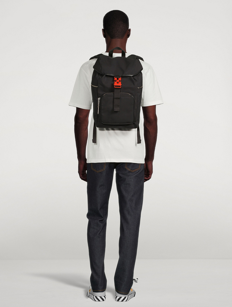 Off-White Nylon Easy Arrow Graphic Backpack (SHF-22304) – LuxeDH