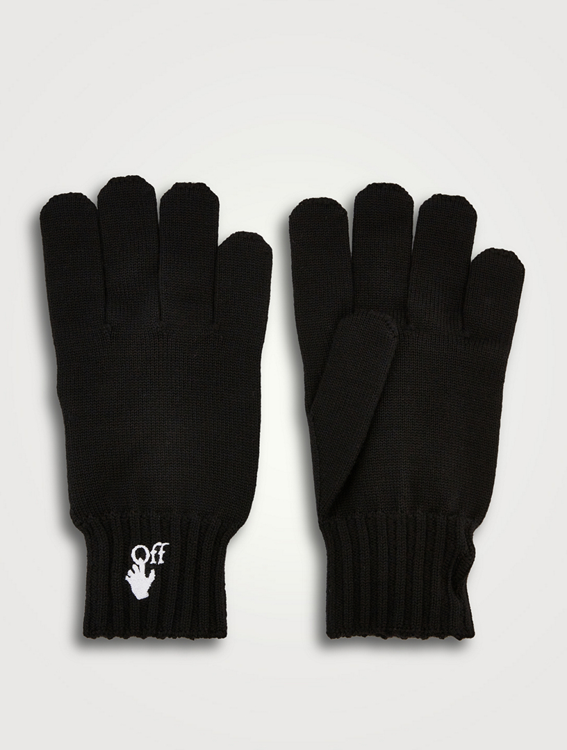 OFF-WHITE Hand Off Wool Gloves | Holt Renfrew