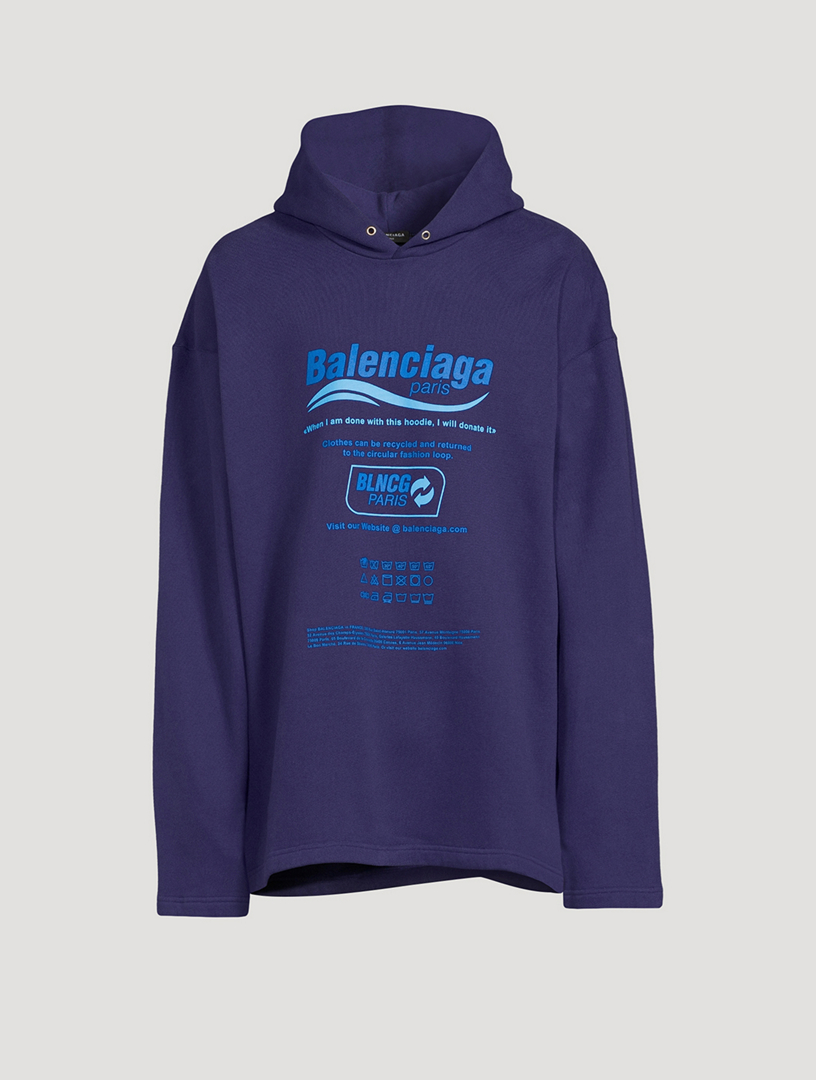 BALENCIAGA Dry Cleaning Logo Hoodie