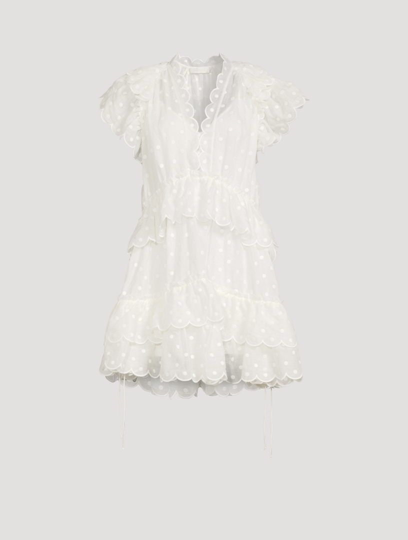 ZIMMERMANN Mae Dot Mini Dress | Holt Renfrew
