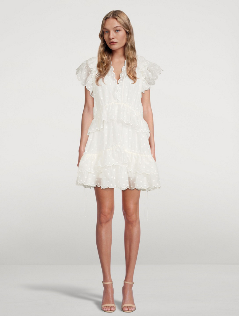 ZIMMERMANN Mae Dot Mini Dress | Holt Renfrew