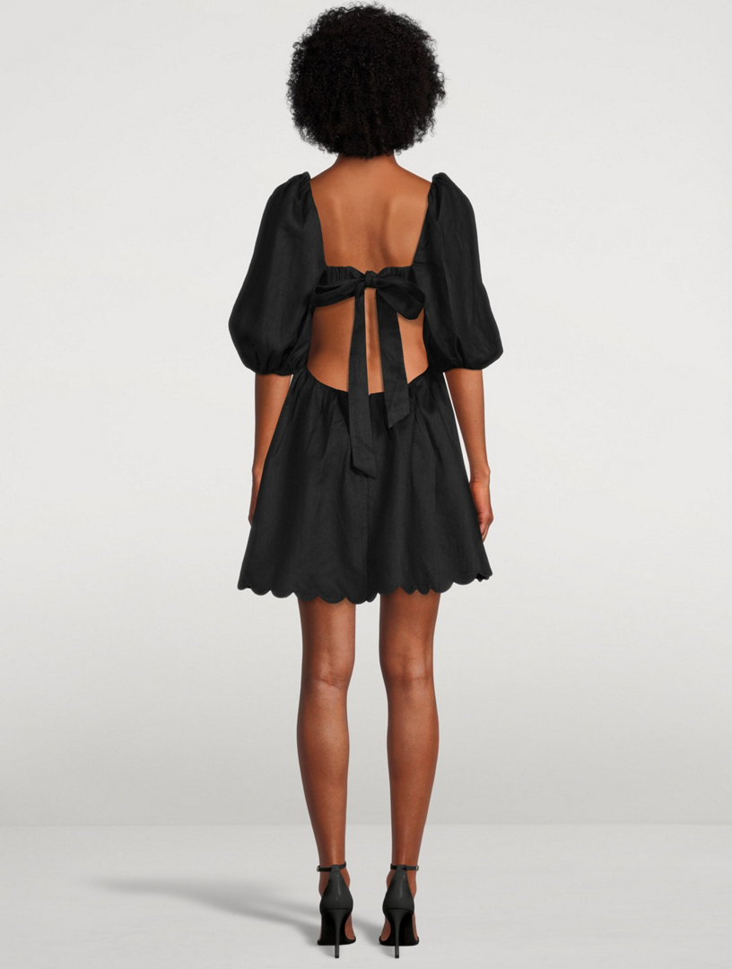 zimmermann mae cut out dress Zimmermann - Mae Mint Floral Cut Out Mini Dress