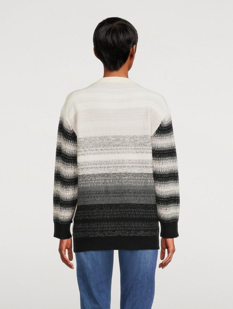 Kind Wool And Cotton Intarsia Sweater