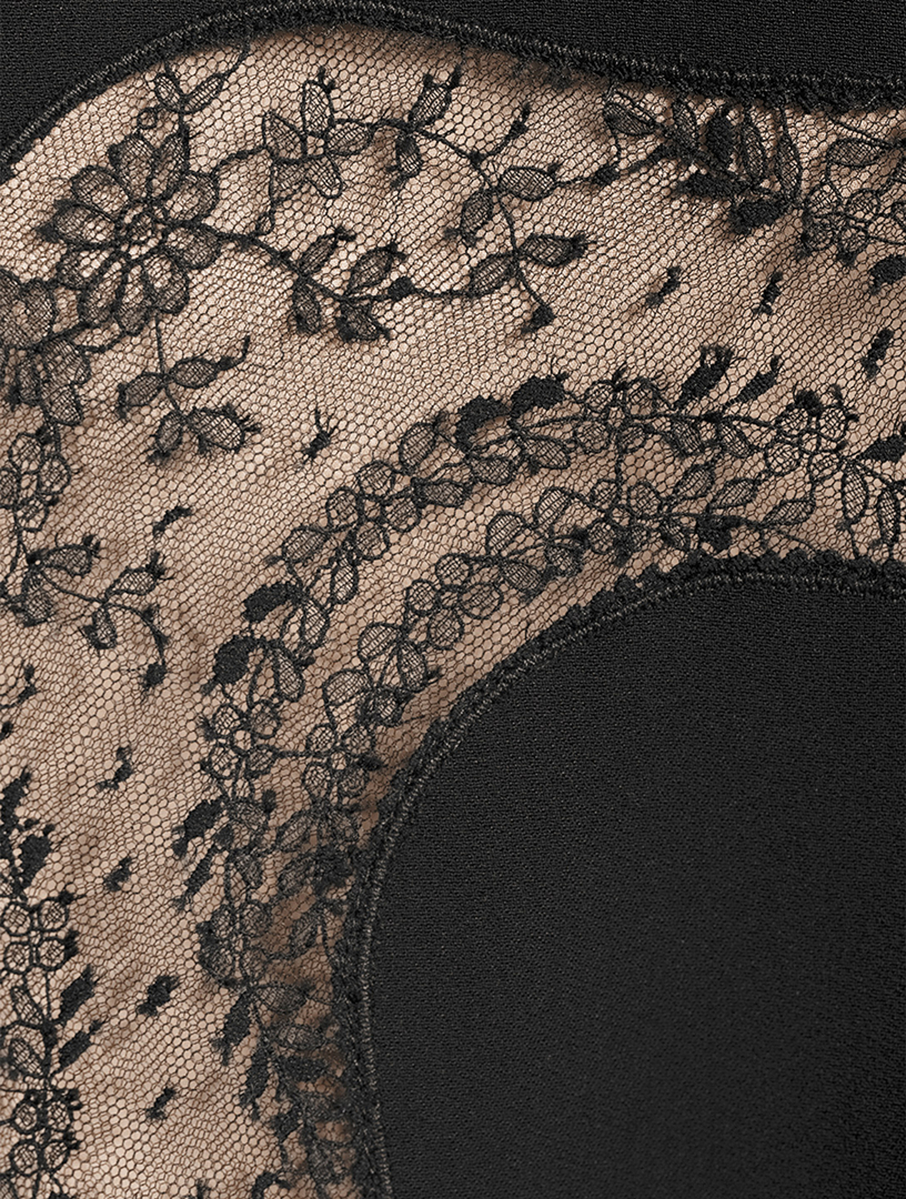 Makenzie Lace Insert Mini Dress