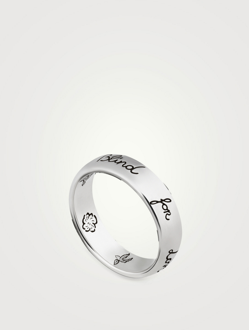 Blind For Love Sterling Silver Ring