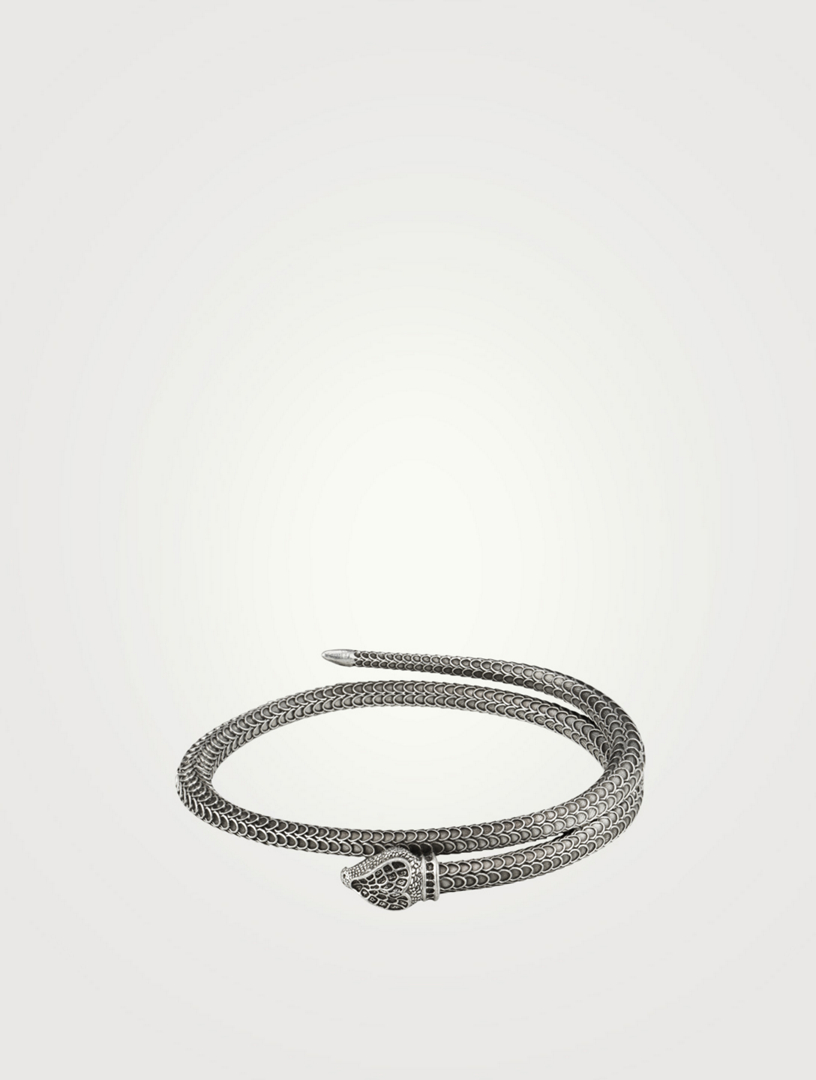 Gucci Garden Silver Snake Bracelet