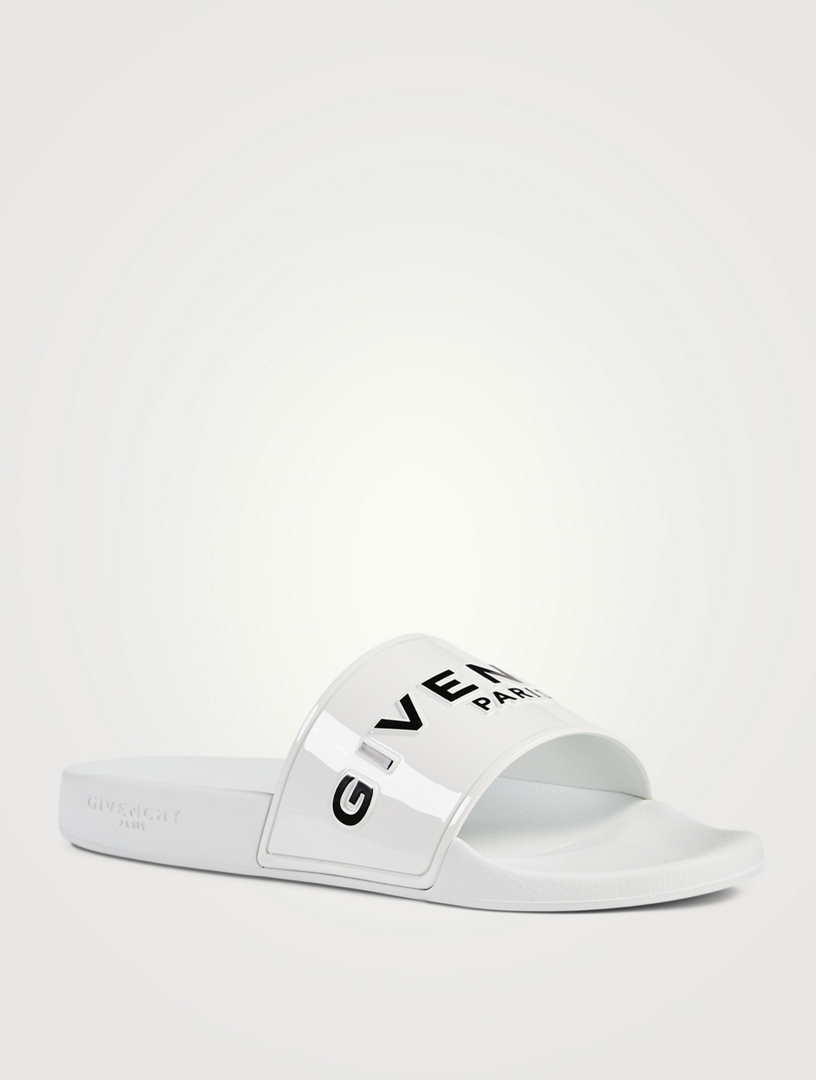 Givenchy 3d cheap logo slides