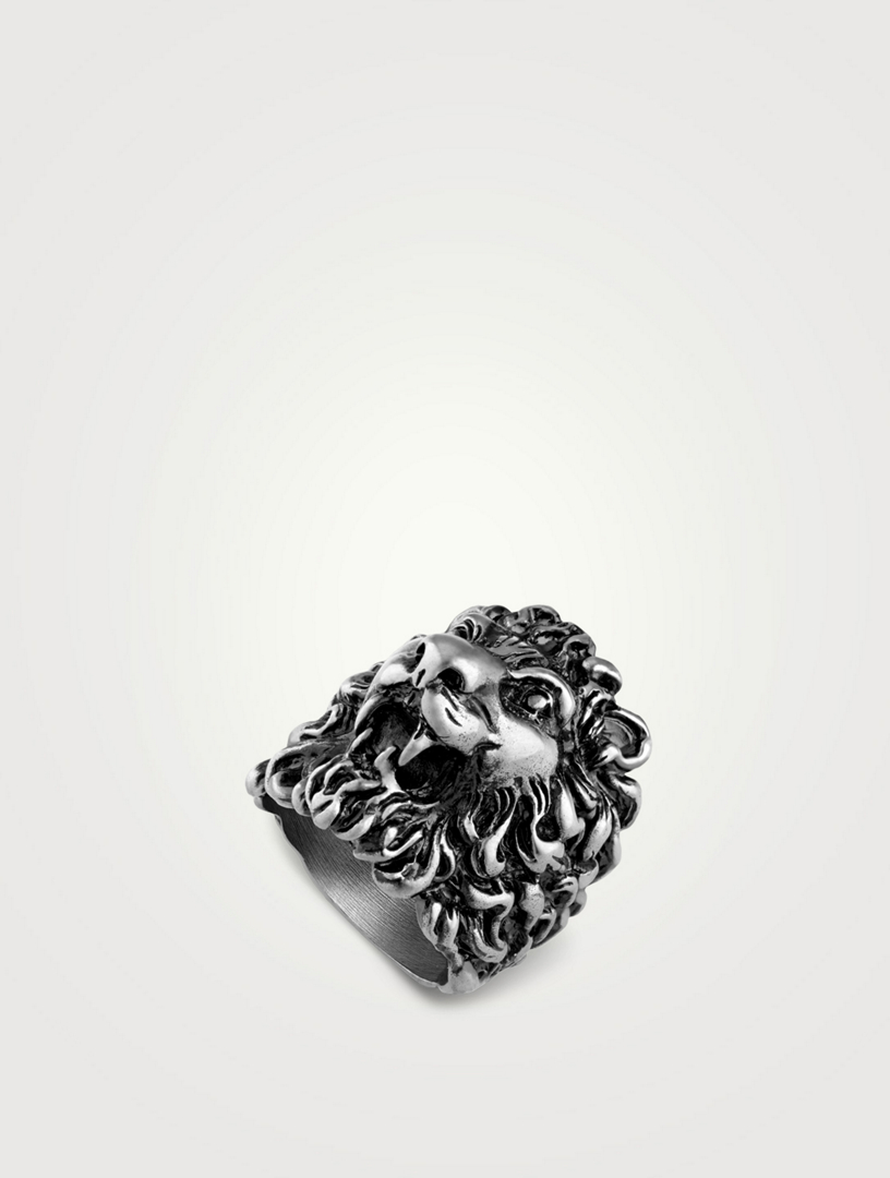 Bague gucci tete de lion sale