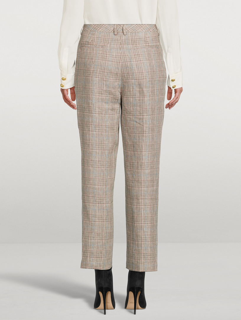 Axel Linen Cigarette Pants