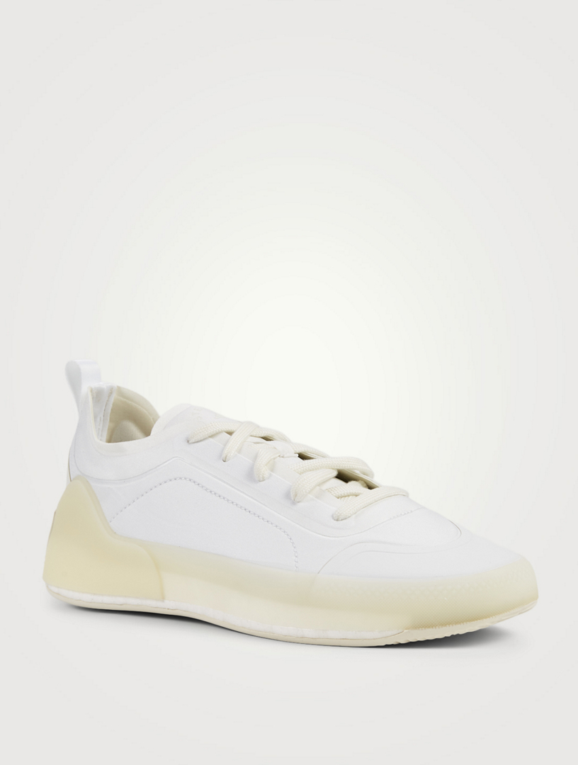 adidas gazelle silver green womens Adidas X Stella McCartney Women's Treino Mid-Cut Cloud White High Top  Sneakers main image 0