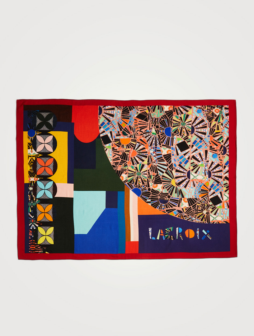 CHRISTIAN LACROIX Mosaic Freak Merino Wool Throw | Holt Renfrew