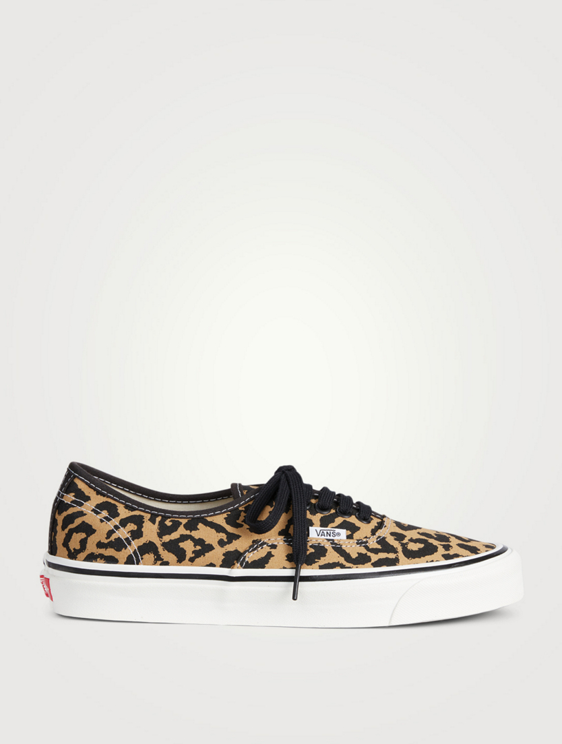 VANS Anaheim Factory Authentic 44 DX Canvas Sneakers In Leopard