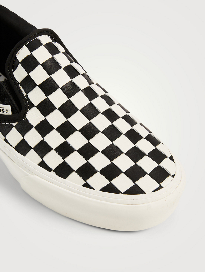 Vans a clearance carreaux plateforme