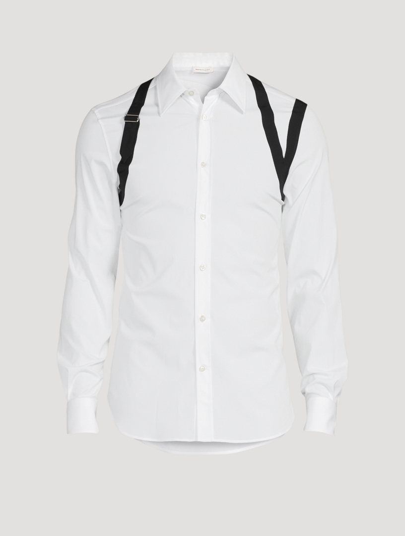 ALEXANDER MCQUEEN Cotton Stretch Harness Shirt | Holt Renfrew