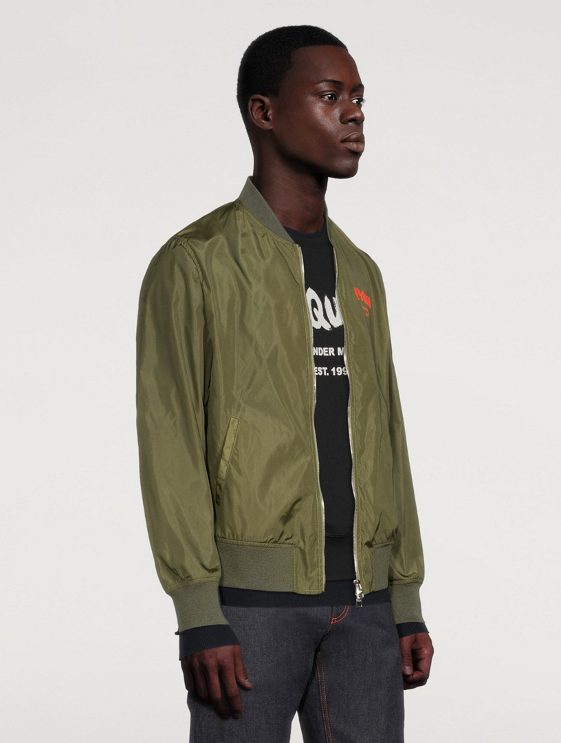 Graffiti Logo Bomber Jacket