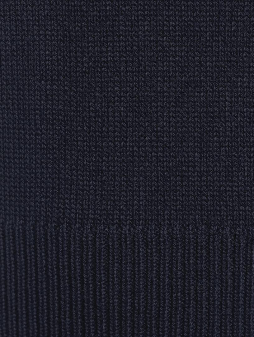 Wool And Cotton Ruffles Sweater