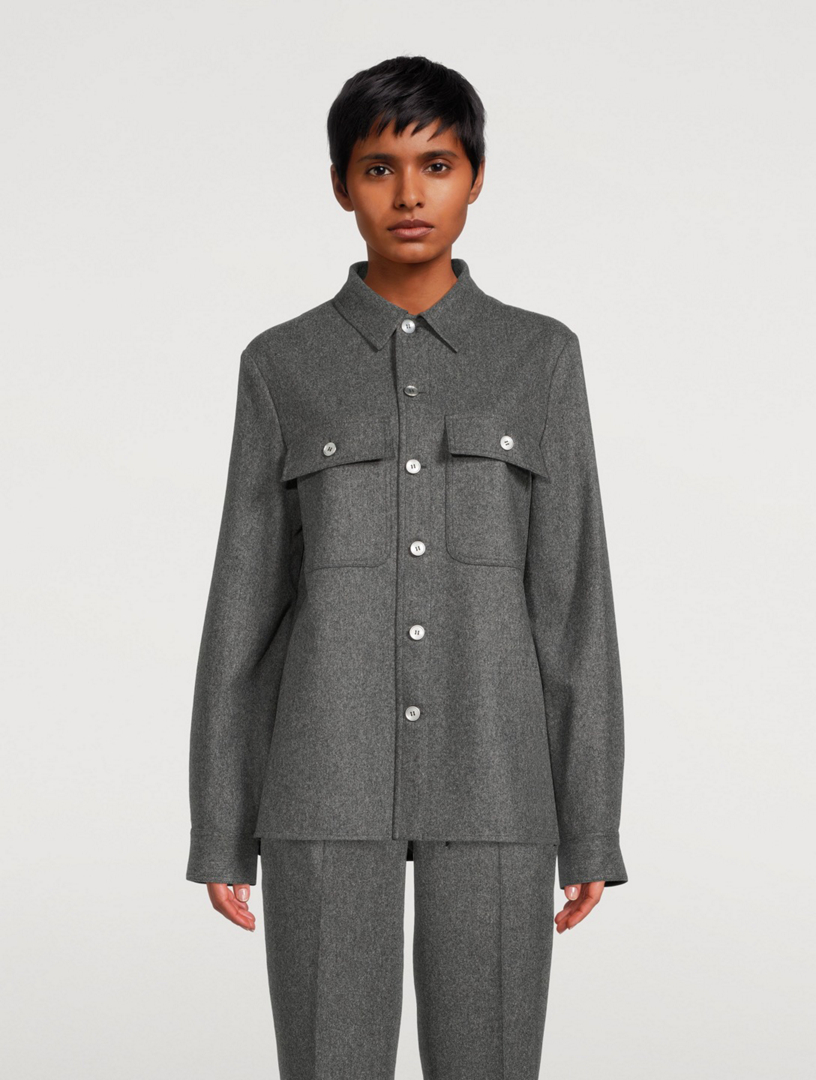Wool Shirt Jacket