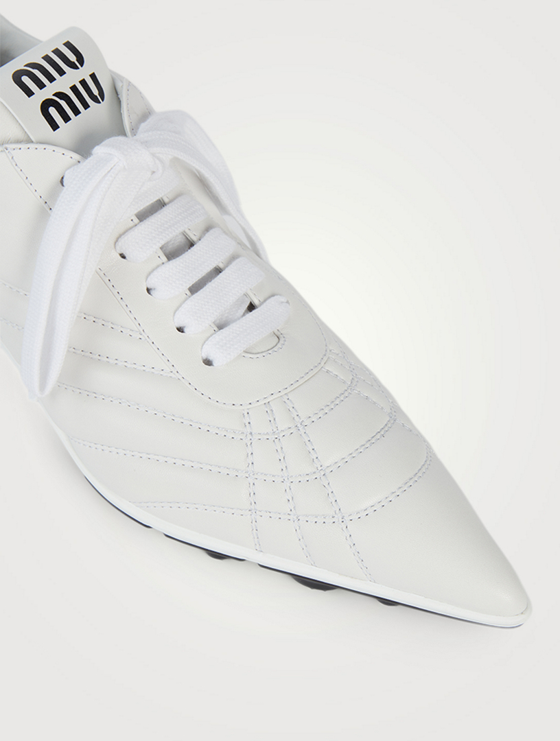 Miu miu pointed store sneakers