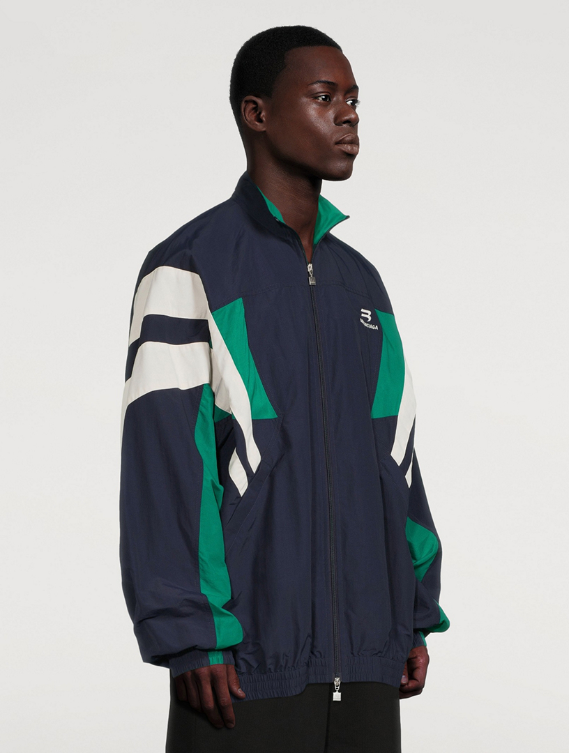 BALENCIAGA Sporty B Nylon Tracksuit Jacket | Holt Renfrew