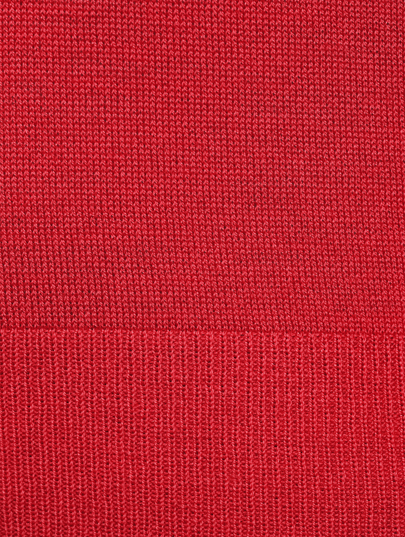 Wool And Silk Knit Sweater